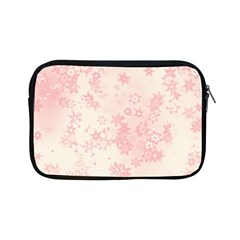 Baby Pink Floral Print Apple Ipad Mini Zipper Cases by SpinnyChairDesigns