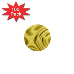 Golden Wave  1  Mini Magnets (100 Pack)  by Sabelacarlos