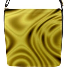 Golden Wave  Flap Closure Messenger Bag (s) by Sabelacarlos