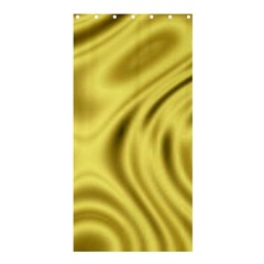 Golden Wave  Shower Curtain 36  X 72  (stall)  by Sabelacarlos