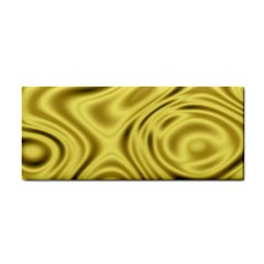 Golden Wave Hand Towel by Sabelacarlos