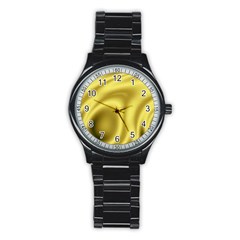 Golden Wave 2 Stainless Steel Round Watch by Sabelacarlos