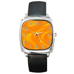 Honey Wave 1 Square Metal Watch by Sabelacarlos