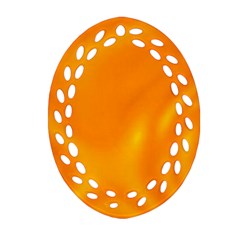Honey Wave 2 Ornament (oval Filigree) by Sabelacarlos