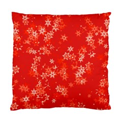 Red And White Flowers Standard Cushion Case (one Side) by SpinnyChairDesigns