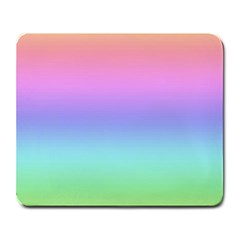 Pastel Rainbow Ombre Gradient Large Mousepads by SpinnyChairDesigns