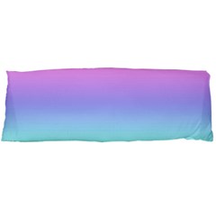 Pastel Rainbow Ombre Gradient Body Pillow Case (dakimakura) by SpinnyChairDesigns