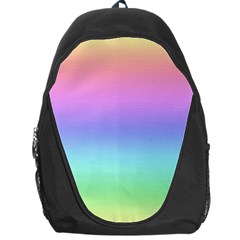 Pastel Rainbow Ombre Gradient Backpack Bag by SpinnyChairDesigns