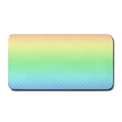 Pastel Rainbow Diamond Pattern Medium Bar Mats by SpinnyChairDesigns