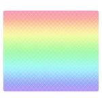 Pastel Rainbow Diamond Pattern Double Sided Flano Blanket (Small)  50 x40  Blanket Front