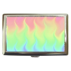 Pastel Rainbow Flame Ombre Cigarette Money Case by SpinnyChairDesigns