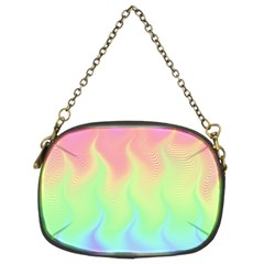 Pastel Rainbow Flame Ombre Chain Purse (two Sides) by SpinnyChairDesigns