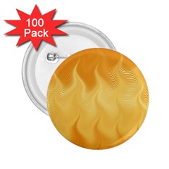 Gold Flame Ombre 2 25  Buttons (100 Pack)  by SpinnyChairDesigns
