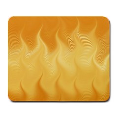 Gold Flame Ombre Large Mousepads by SpinnyChairDesigns