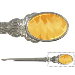 Gold Flame Ombre Letter Opener by SpinnyChairDesigns