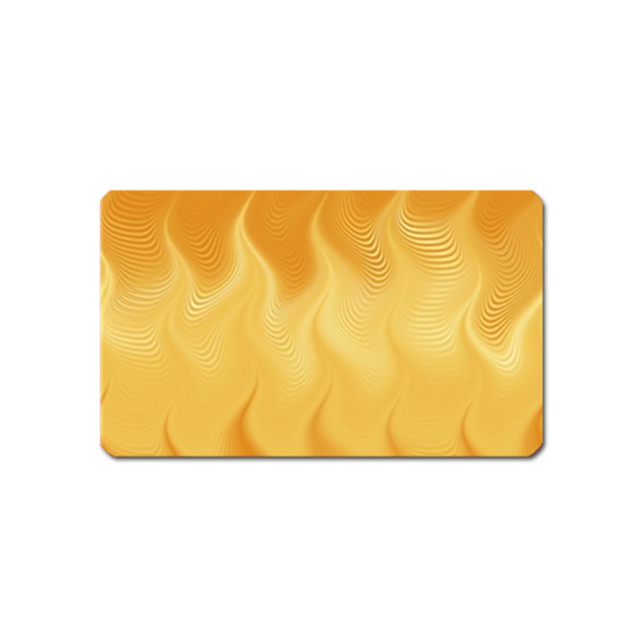 Gold Flame Ombre Magnet (Name Card)