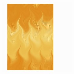 Gold Flame Ombre Small Garden Flag (two Sides) by SpinnyChairDesigns
