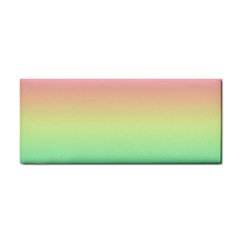 Pastel Rainbow Ombre Hand Towel by SpinnyChairDesigns