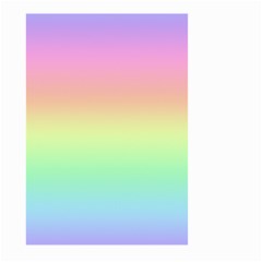 Pastel Rainbow Ombre Large Garden Flag (two Sides)