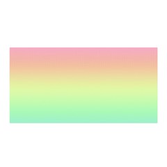 Pastel Rainbow Ombre Satin Wrap by SpinnyChairDesigns