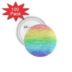 Rainbow Ombre Texture 1 75  Buttons (100 Pack)  by SpinnyChairDesigns