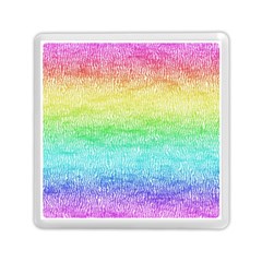 Rainbow Ombre Texture Memory Card Reader (square) by SpinnyChairDesigns