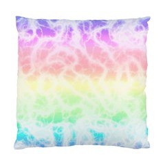 Pastel Rainbow Tie Dye Standard Cushion Case (one Side) by SpinnyChairDesigns