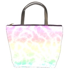 Pastel Rainbow Tie Dye Bucket Bag