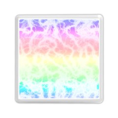 Pastel Rainbow Tie Dye Memory Card Reader (square) by SpinnyChairDesigns