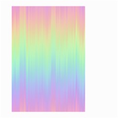 Pastel Rainbow Gradient Small Garden Flag (two Sides) by SpinnyChairDesigns