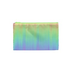 Pastel Rainbow Gradient Cosmetic Bag (xs) by SpinnyChairDesigns