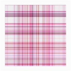 Pink Madras Plaid Medium Glasses Cloth (2 Sides) by SpinnyChairDesigns