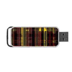 Red Yellow Black Punk Plaid Portable Usb Flash (two Sides) by SpinnyChairDesigns