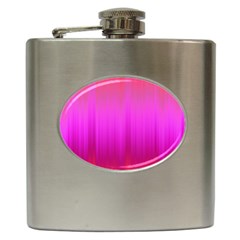 Fuchsia Ombre Color  Hip Flask (6 Oz) by SpinnyChairDesigns