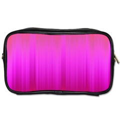 Fuchsia Ombre Color  Toiletries Bag (two Sides) by SpinnyChairDesigns