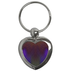 Alien Skin Glow Key Chain (heart) by SpinnyChairDesigns