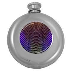 Alien Skin Glow Round Hip Flask (5 Oz) by SpinnyChairDesigns