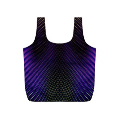 Alien Skin Glow Full Print Recycle Bag (s) by SpinnyChairDesigns