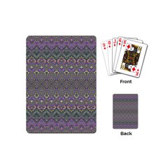 Boho Hearts And Flowers Playing Cards Single Design (mini) by SpinnyChairDesigns
