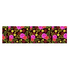 Background Rose Wallpaper Satin Scarf (oblong) by HermanTelo