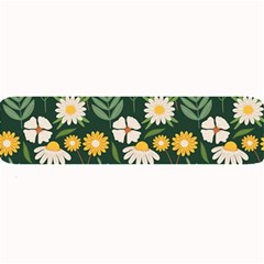 Flower Green Pattern Floral Large Bar Mats by Alisyart