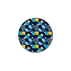 Geometric Hypnotic Shapes Golf Ball Marker by tmsartbazaar