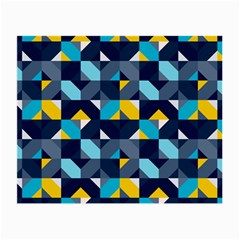 Geometric Hypnotic Shapes Small Glasses Cloth (2 Sides) by tmsartbazaar