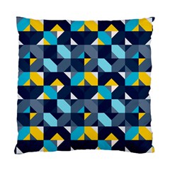 Geometric Hypnotic Shapes Standard Cushion Case (one Side) by tmsartbazaar