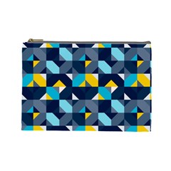 Geometric Hypnotic Shapes Cosmetic Bag (large) by tmsartbazaar