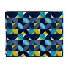 Geometric Hypnotic Shapes Cosmetic Bag (xl)