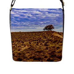 Patagonia Landscape Scene, Santa Cruz - Argentina Flap Closure Messenger Bag (l) by dflcprintsclothing