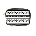 Black And White Aztec Coin Purse Front