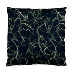 Neon Silhouette Leaves Print Pattern Standard Cushion Case (One Side) Front