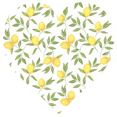 Lemons Wooden Puzzle Heart